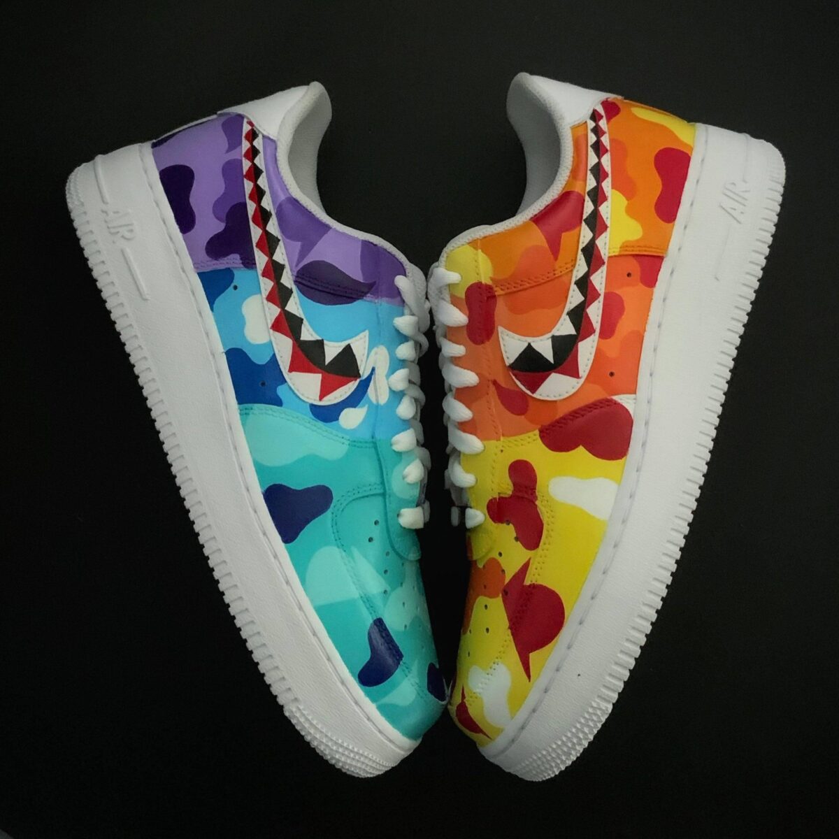 Custom Nike Air Force 1 x Mismatched