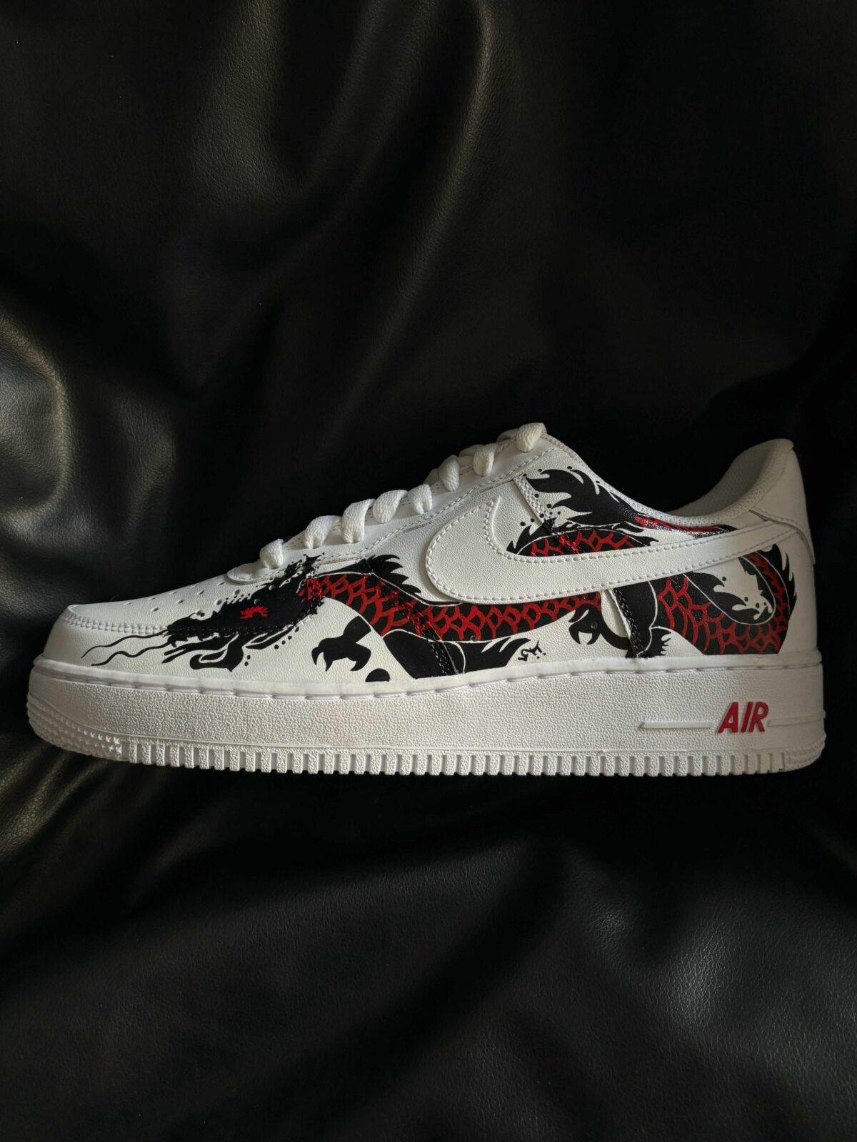 Custom Nike Air Force 1 x Mismatched Dragon