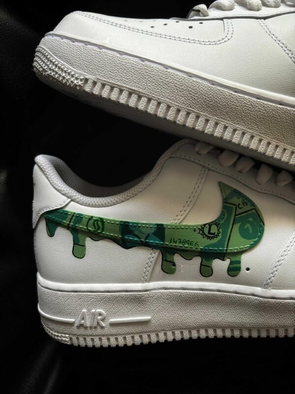 Custom Nike Air Force 1 x Money Themed