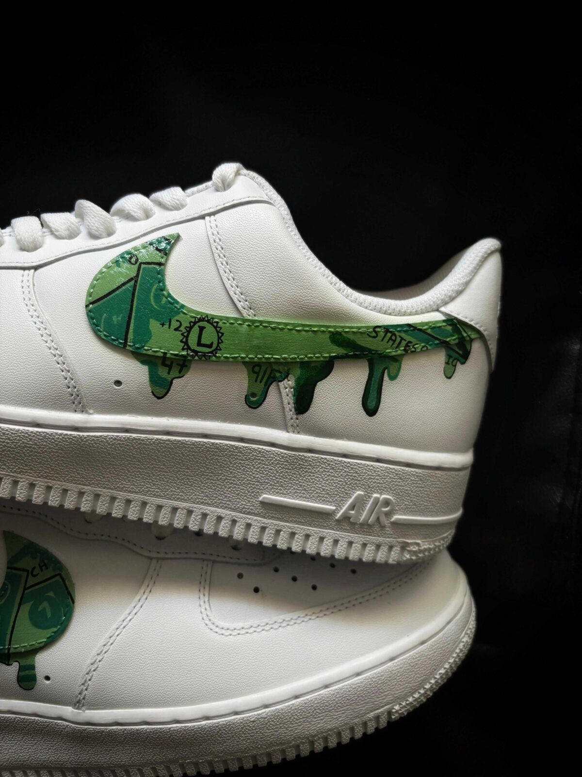 Custom Nike Air Force 1 x Money Themed