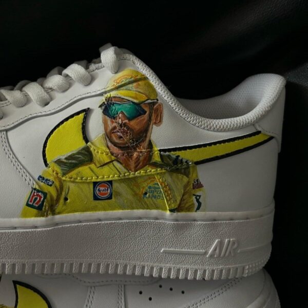 Custom Nike Air Force 1 x MS Dhoni Sneakers