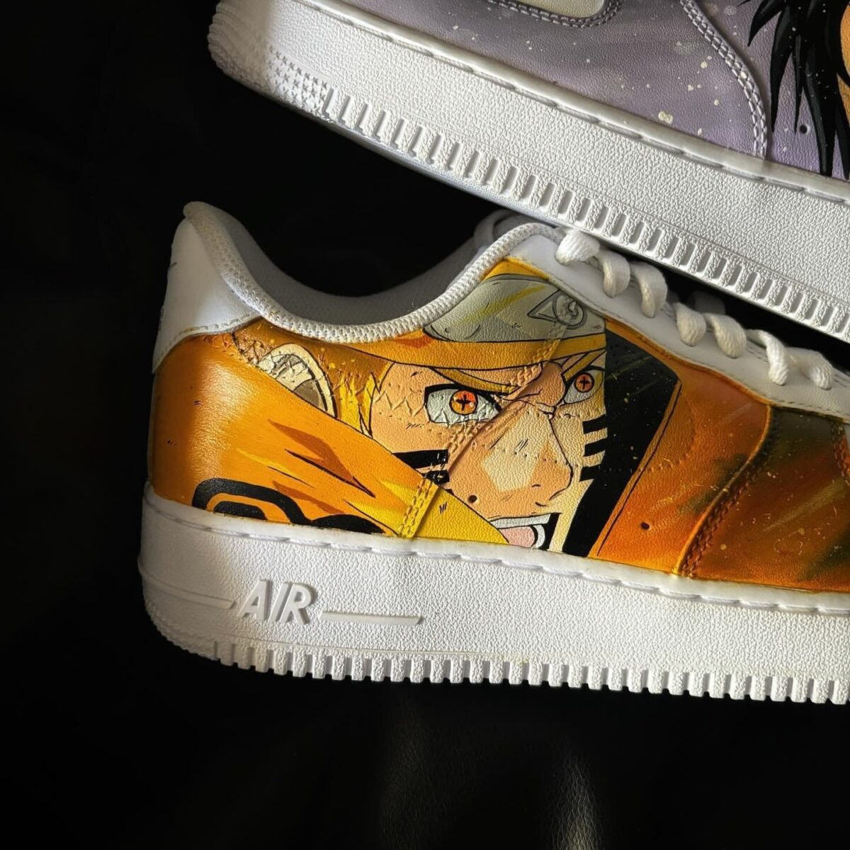 Custom Nike Air Force 1 x Naruto x Sasuke