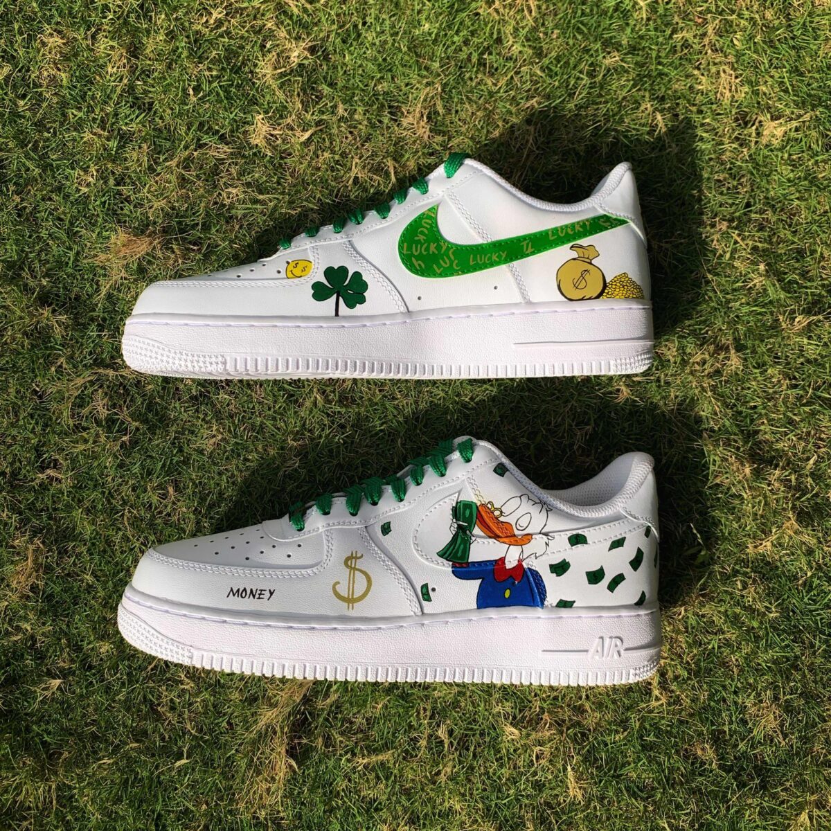 Custom Nike Air Force 1 x Scrooge McDuck