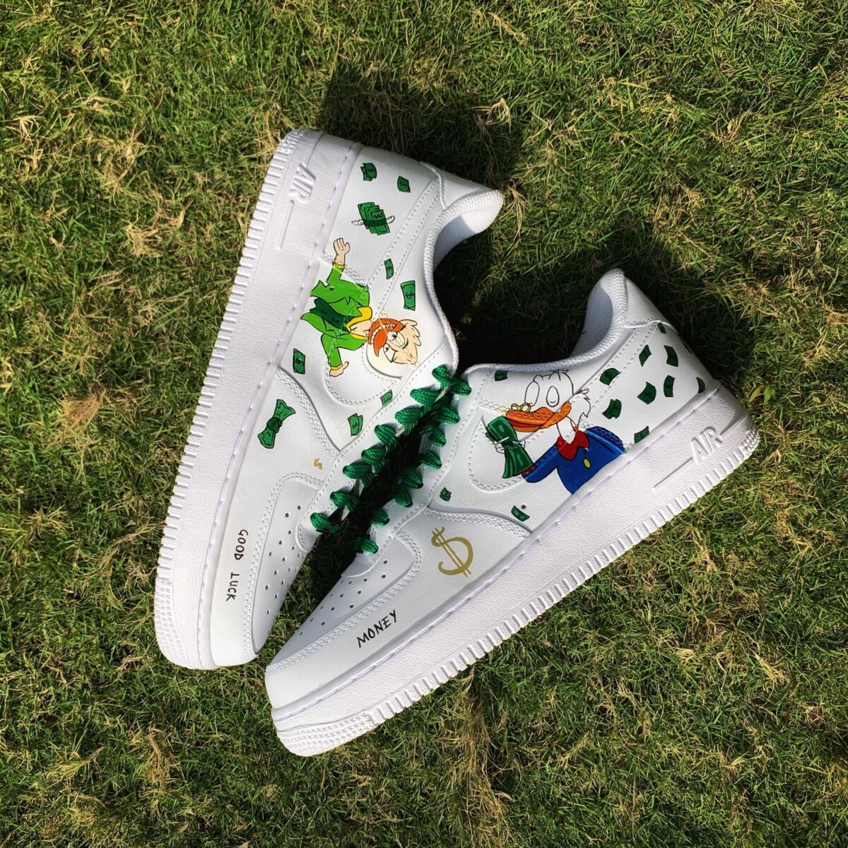 Custom Nike Air Force 1 x Scrooge McDuck