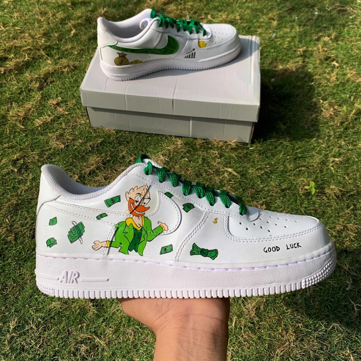 Custom Nike Air Force 1 x Scrooge McDuck