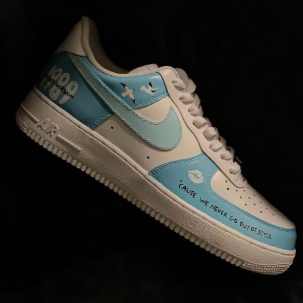 Custom Nike Air Force 1 x Taylor Swift 1989 Eras Tour