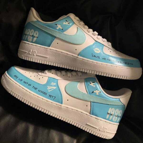 Custom Nike Air Force 1 x Taylor Swift 1989 Eras Tour