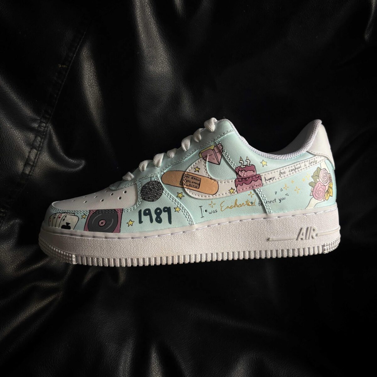 Custom Nike Air Force 1 x Taylor Swift All Eras