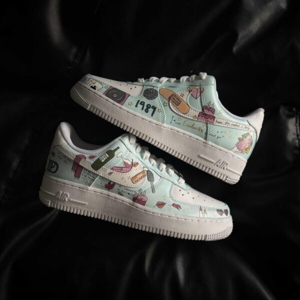 Custom Nike Air Force 1 x Taylor Swift All Eras