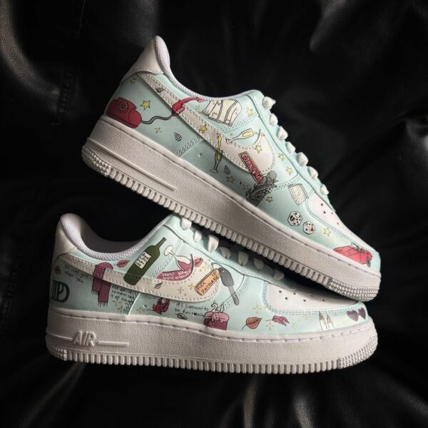 Custom Nike Air Force 1 x Taylor Swift All Eras