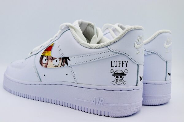 Custom Nike Air Force 1 x Zoro And Luffy Swoosh