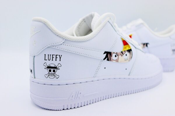 Custom Nike Air Force 1 x Zoro And Luffy Swoosh