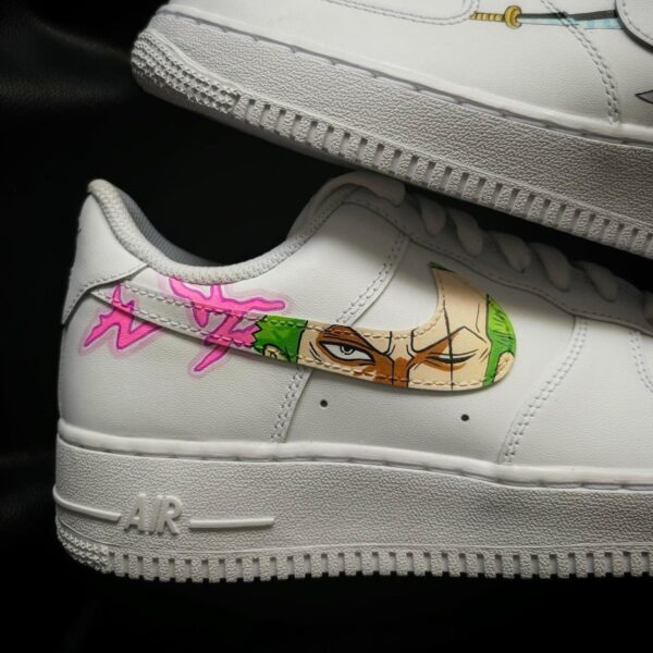 Custom Nike Air Force 1 x Zoro Sneakers