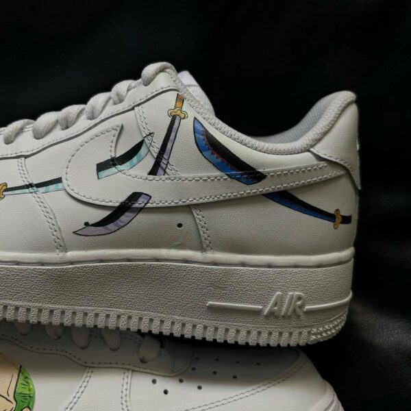 Custom Nike Air Force 1 x Zoro Sneakers