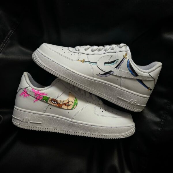 Custom Nike Air Force 1 x Zoro Sneakers