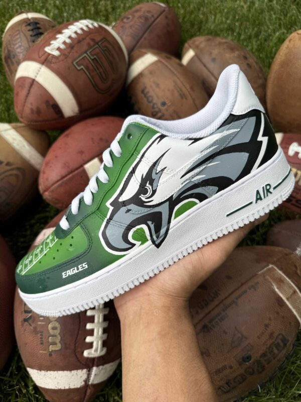 Custom Philadelphia Eagles Nike Air Force 1 Sneakers