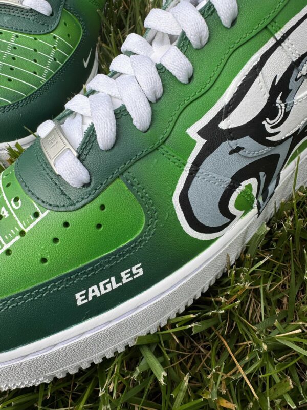 Custom Philadelphia Eagles Nike Air Force 1 Sneakers