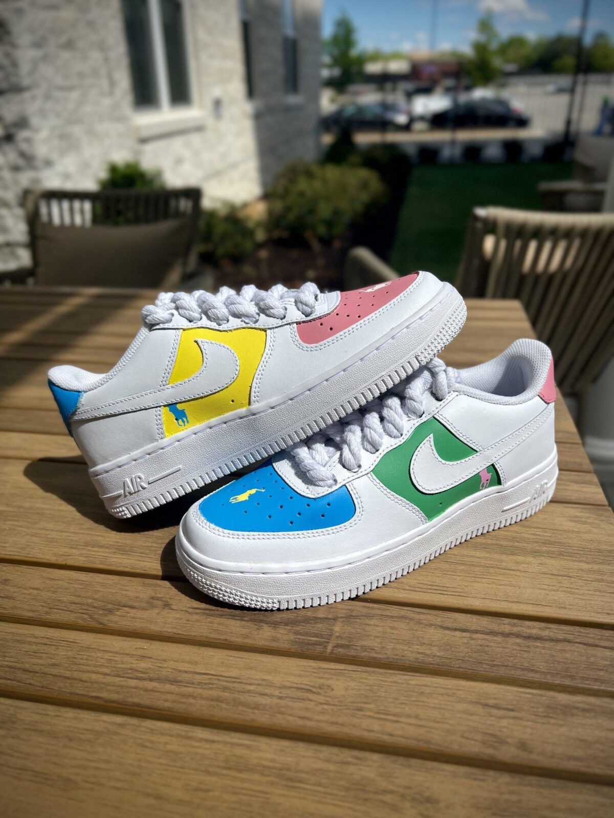 Custom Ralph Lauren Nike Air Force 1 Sneakers