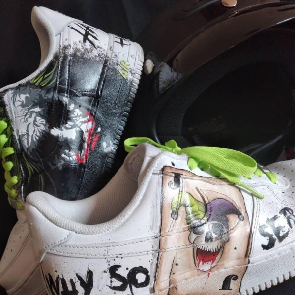 Custom Shoes Hand-Painted Air Force 1 It Horror Joker