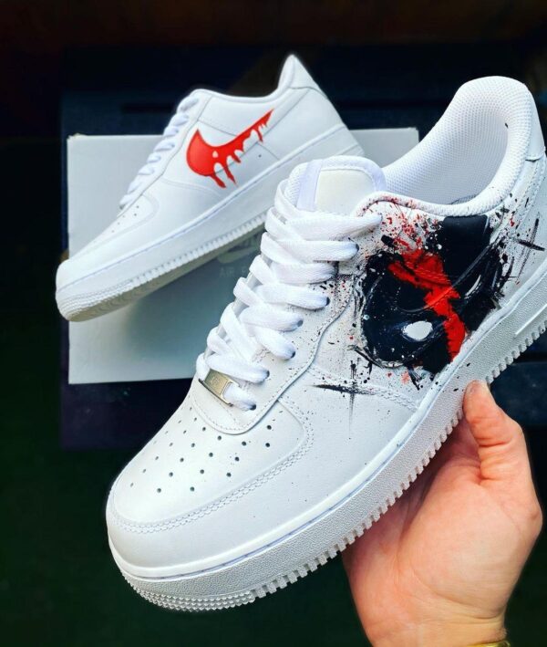 Deadpool Nike Air Force 1s