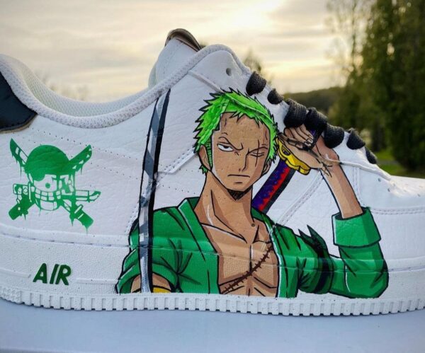 Nike Air Force 1 One piece Luffy vs Zoro 1