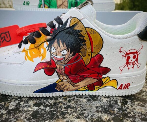 Nike Air Force 1 One piece Luffy vs Zoro 1