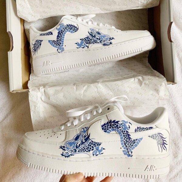 Nike Air Force 1 x Blue Sapphire Dragon