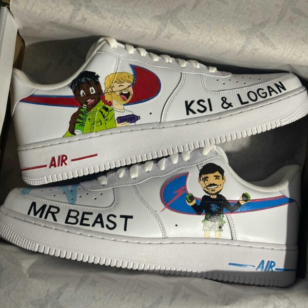 Nike Air Force 1 x KSI X Logan Paul x Mr Beast