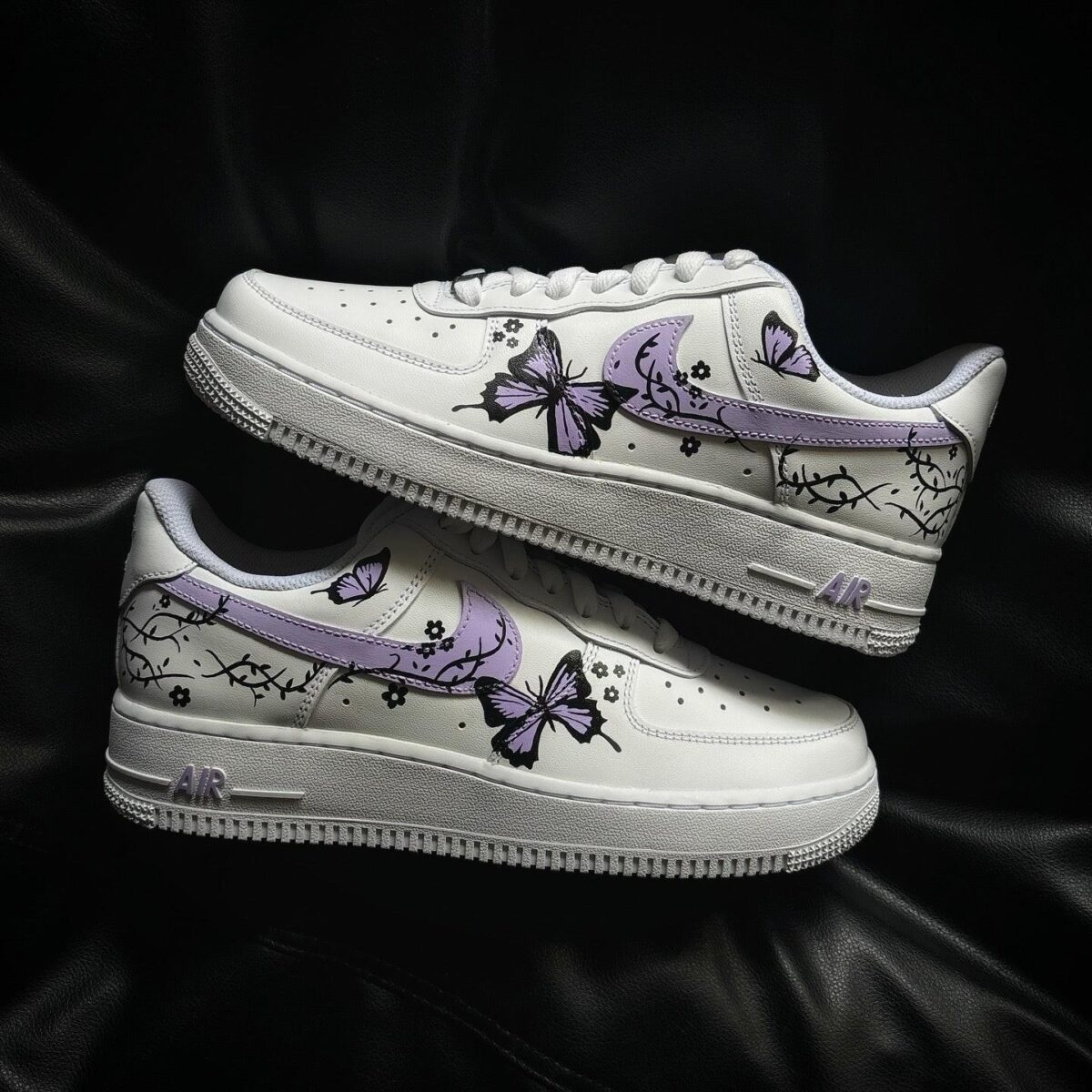 Nike Air Force 1 x lavender dreamland butterfly