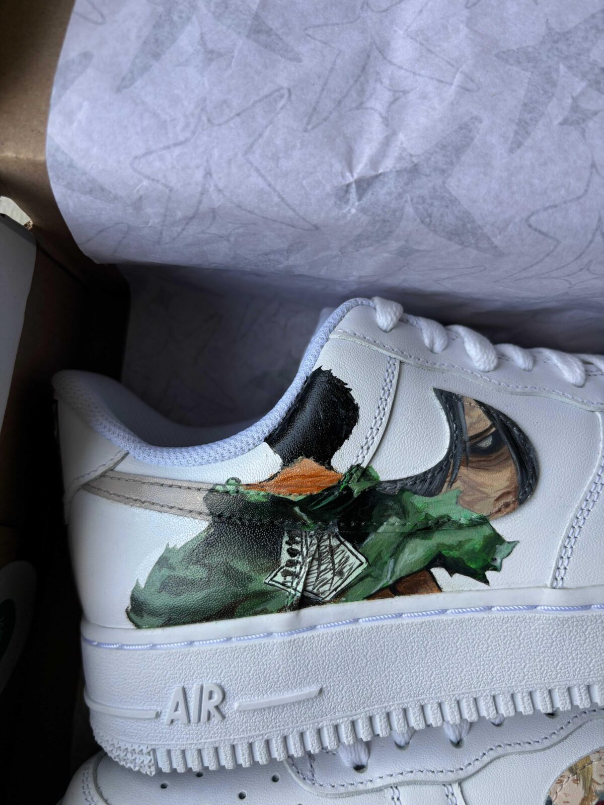 Nike Air Force 1 x Levi x Ackerman Attack On Titan