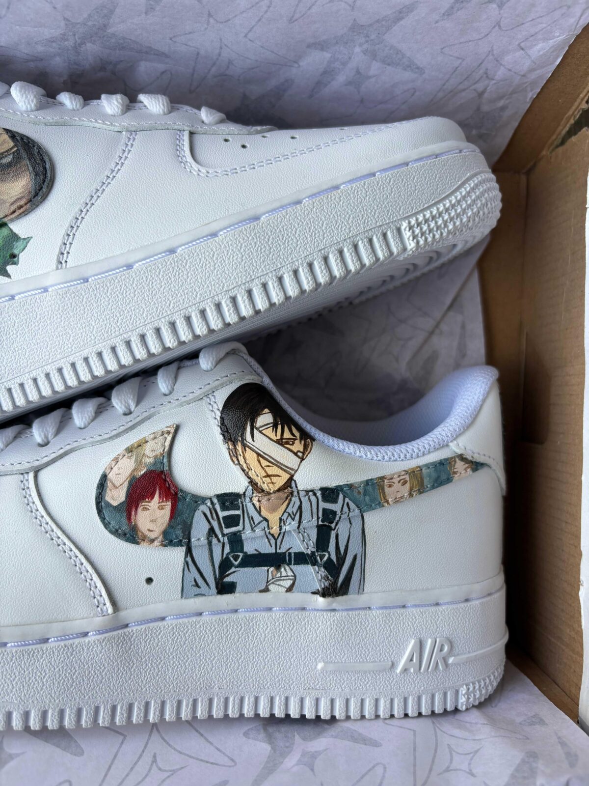 Nike Air Force 1 x Levi x Ackerman Attack On Titan