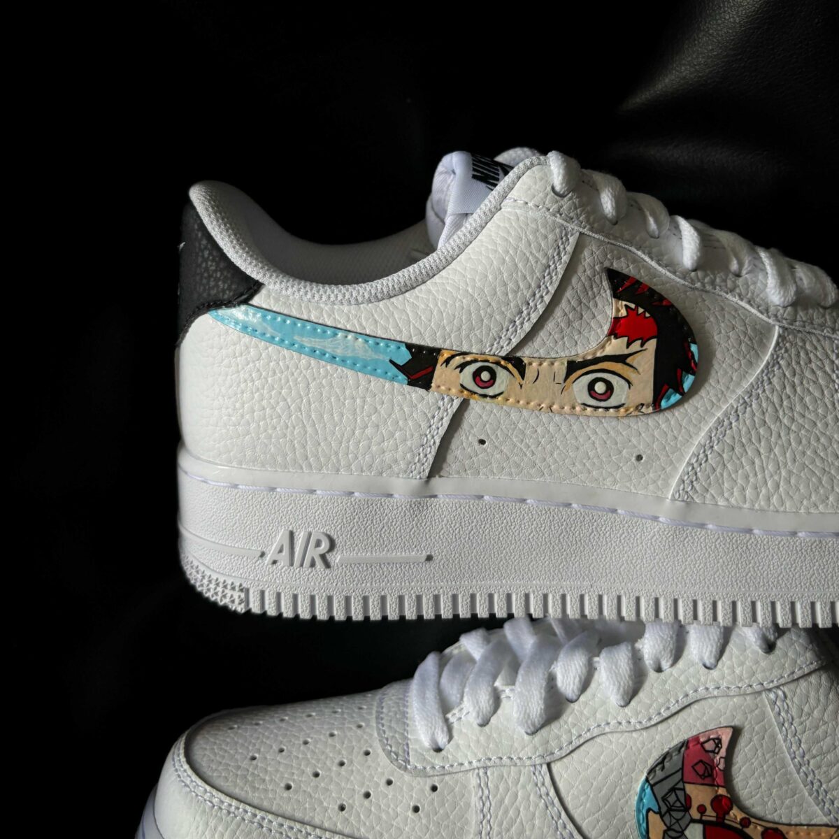 Nike Air Force 1 x Tanjiro Kamado x Uzui Tengen