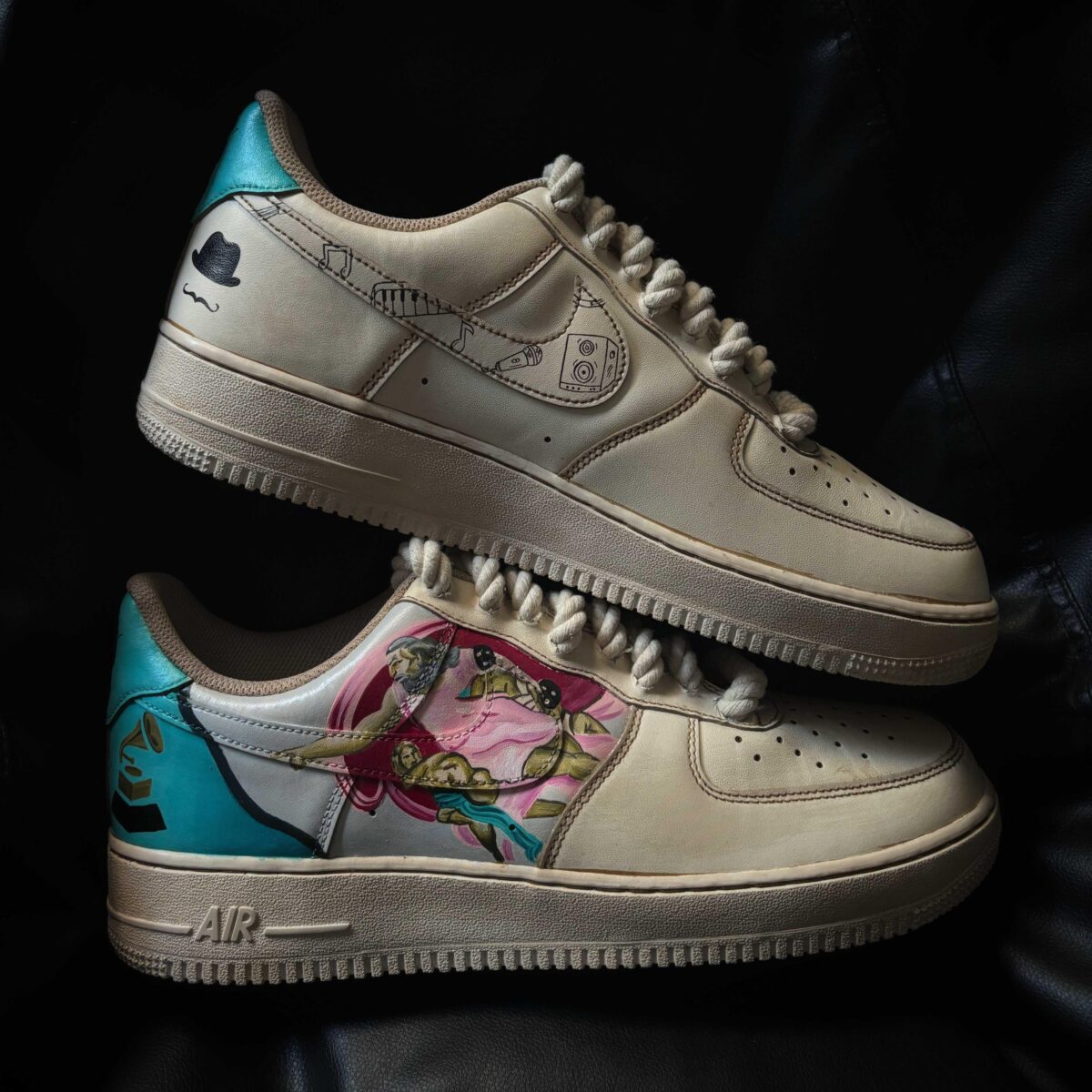 Nike Air Force 1 x The Creation of Adam Inspired