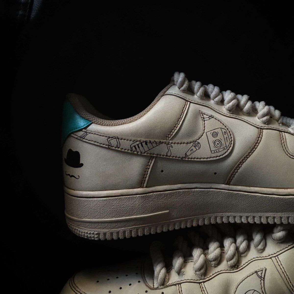 Nike Air Force 1 x The Creation of Adam Inspired