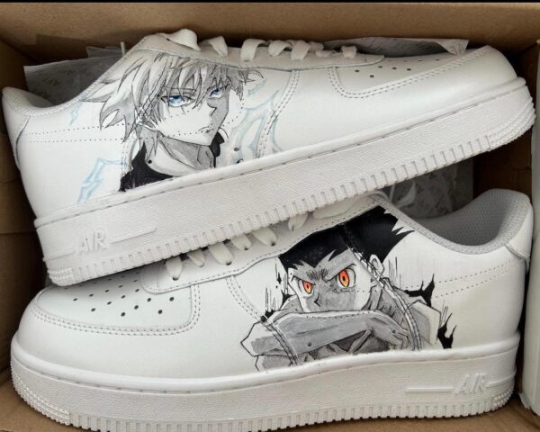 Nike Air Force1 x Hunter x Hunter Killer and Gon