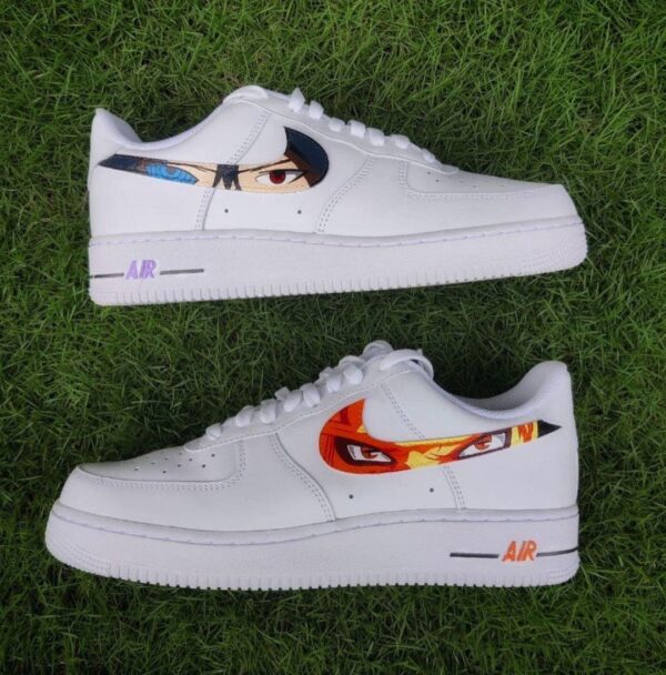 Nike Air Force1 x Naruto x Sasuke Swoosh