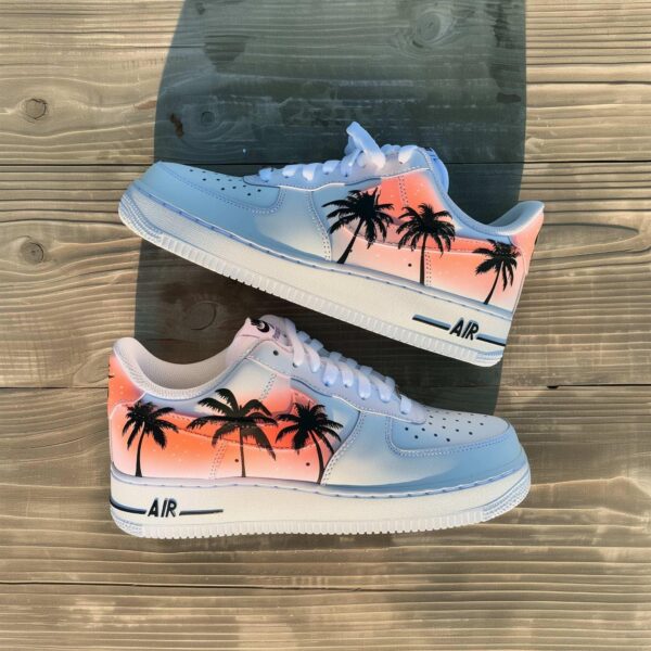 Palm Trees Custom Nike Air Force 1s