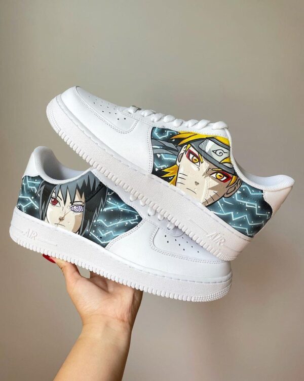 Sasuke & Naruto Nike Air Force 1s