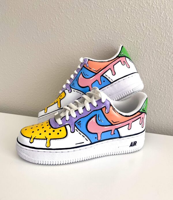 Vibrant Custom Air Force 1 Sneakers Your Perfect Gift Choice